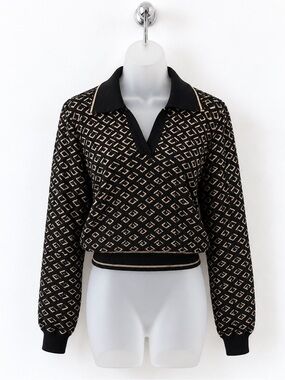 DIANE VON FURSTENBERG  Duffy Geo-Print Sweater